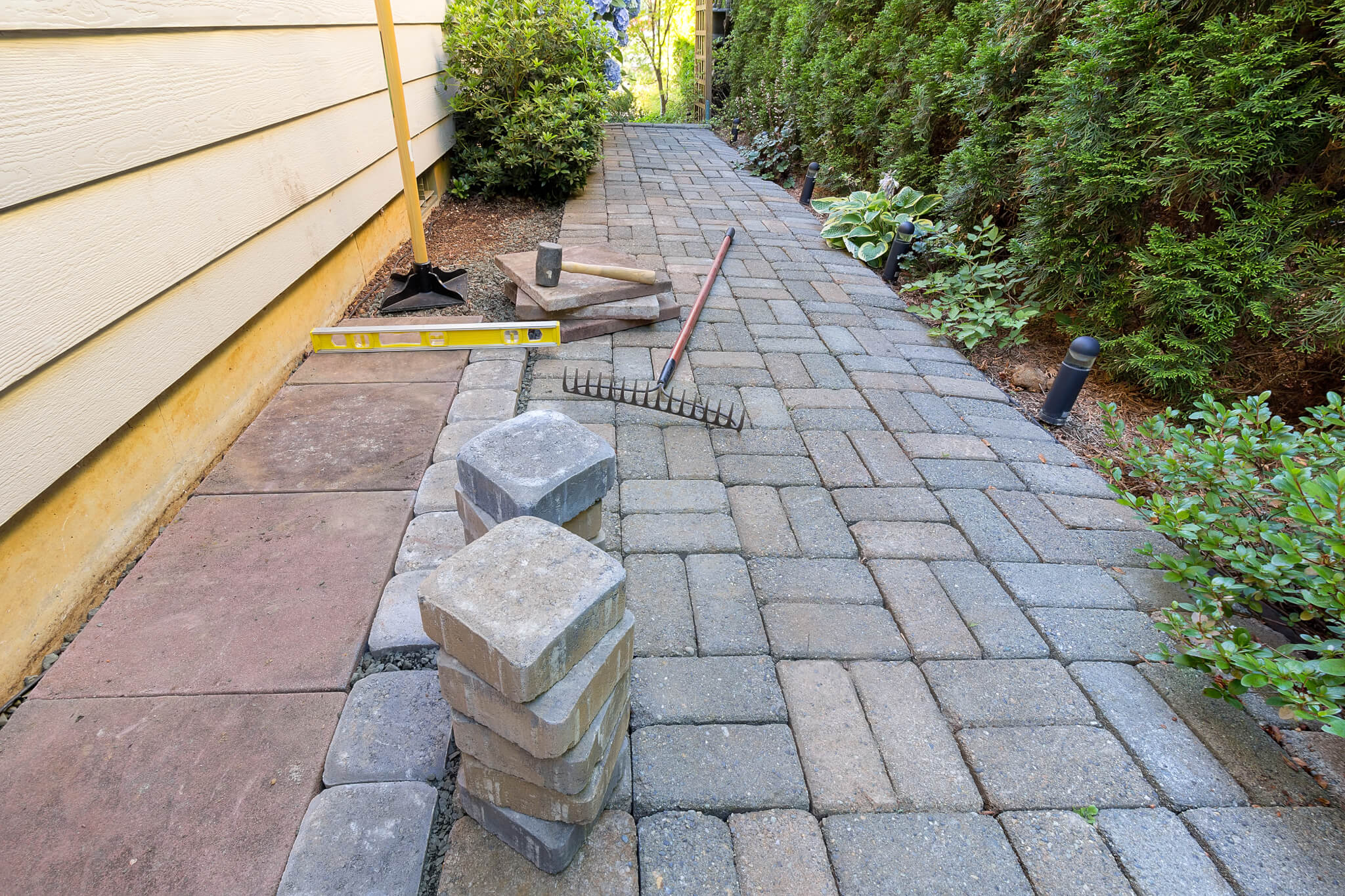 Hardscaping in Suffolk project 3
