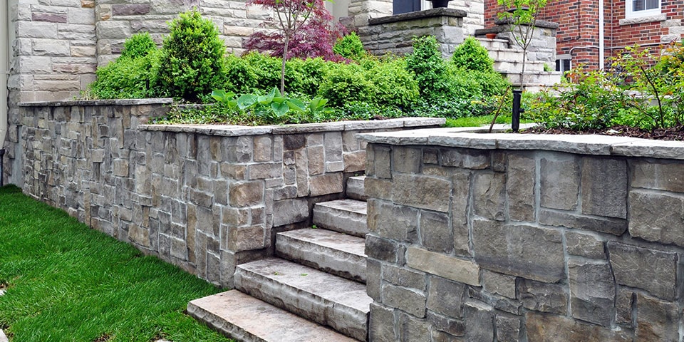 Retaining Wall Installation in Suffolk project 1